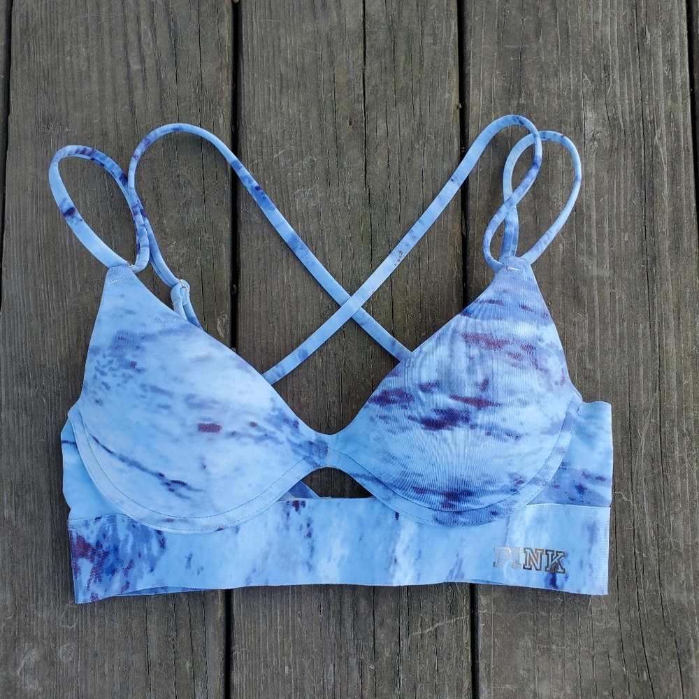 PINK VS Marble Bralette